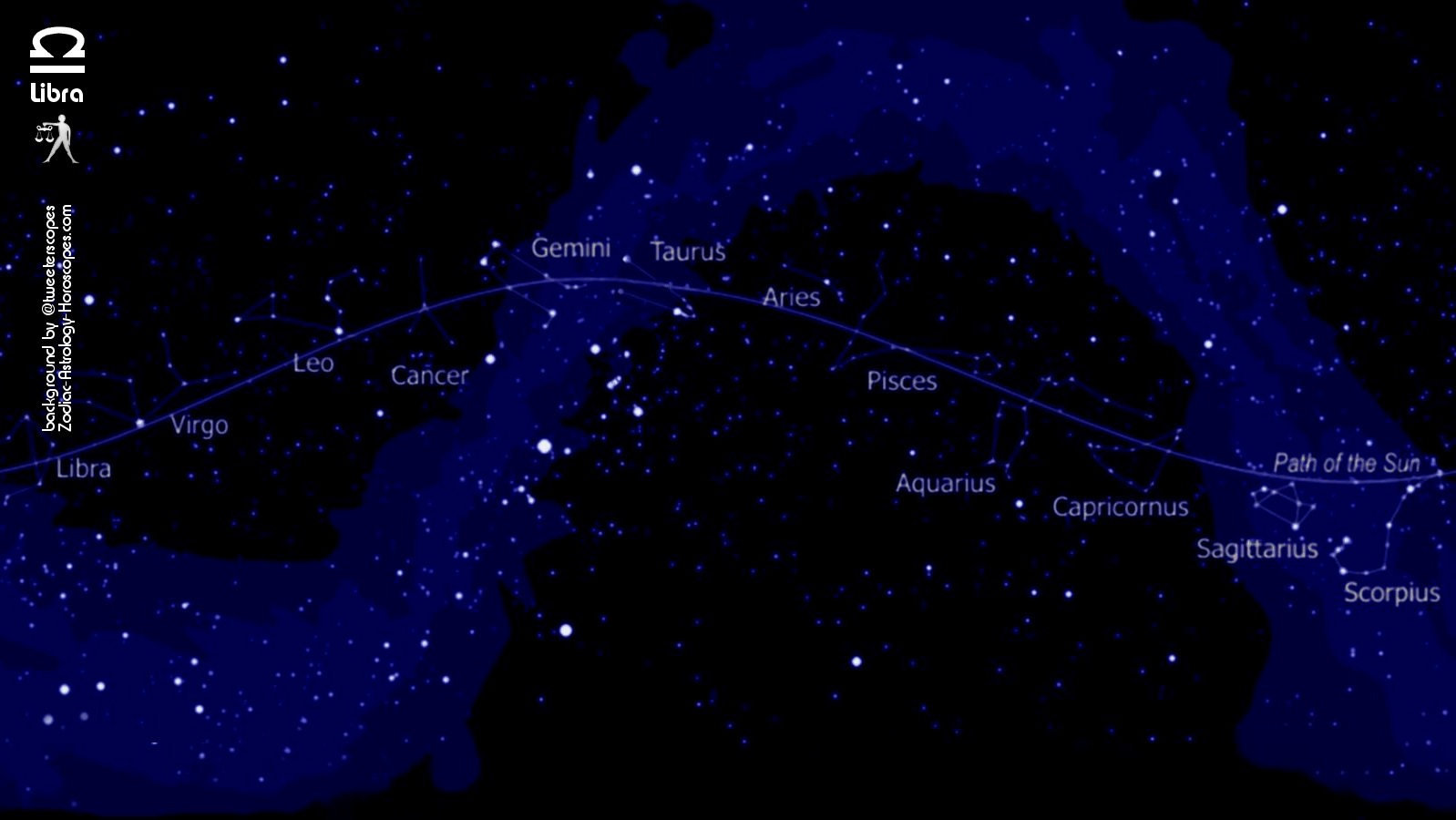 libra star sign twitter background